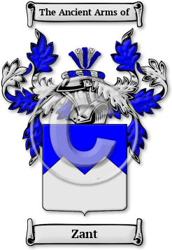 Zant Family Crest Download (jpg) Legacy Series - 150 DPI