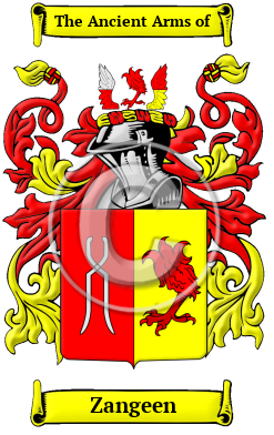 Zangeen Family Crest/Coat of Arms