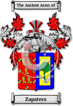 Zapatera Family Crest Download (jpg) Legacy Series - 150 DPI