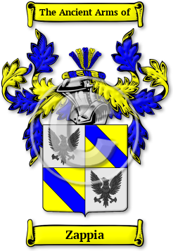 Zappia Family Crest Download (jpg) Legacy Series - 150 DPI
