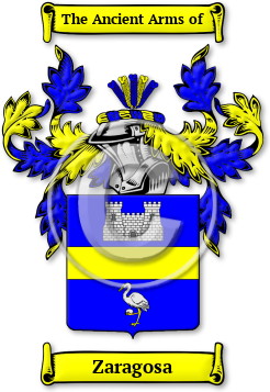 Zaragosa Family Crest Download (jpg) Legacy Series - 150 DPI