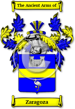 Zaragoza Family Crest Download (JPG) Legacy Series - 600 DPI
