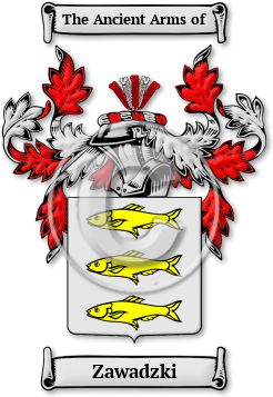 Zawadzki Family Crest Download (jpg) Legacy Series - 150 DPI