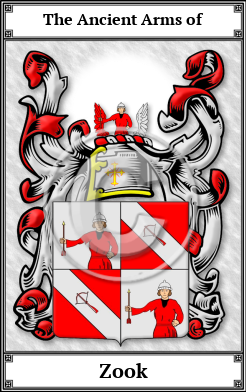 Zook Family Crest Download (JPG) Book Plated - 300 DPI