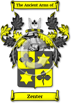 Zenter Family Crest Download (JPG) Legacy Series - 600 DPI