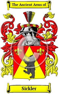 Sickler Family Crest Download (JPG) Heritage Series - 600 DPI