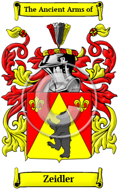 Zeidler Family Crest Download (JPG) Heritage Series - 600 DPI