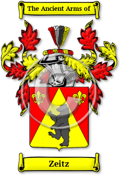 Zeitz Family Crest Download (jpg) Legacy Series - 150 DPI