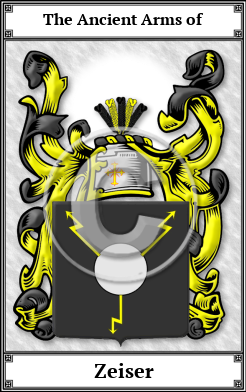 Zeiser Family Crest Download (JPG) Book Plated - 600 DPI