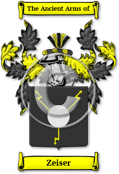 Zeiser Family Crest Download (JPG) Legacy Series - 600 DPI