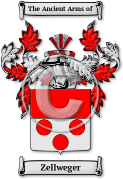 Zellweger Family Crest Download (jpg) Legacy Series - 150 DPI