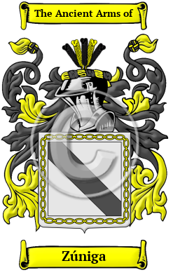 Zúniga Family Crest Download (JPG) Heritage Series - 300 DPI