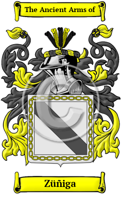 Züñiga Family Crest/Coat of Arms