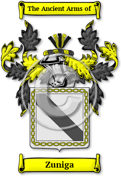 Zuniga Family Crest Download (jpg) Legacy Series - 150 DPI