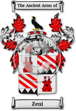 Zeni Family Crest Download (JPG) Legacy Series - 600 DPI