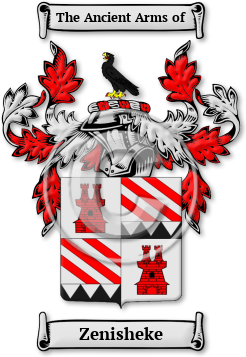 Zenisheke Family Crest Download (jpg) Legacy Series - 150 DPI