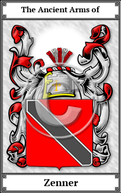 Zenner Family Crest Download (JPG)  Book Plated - 150 DPI