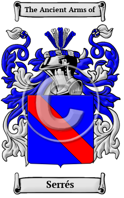 Serrés Family Crest Download (JPG) Heritage Series - 300 DPI