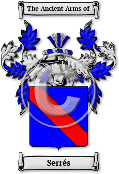 Serrés Family Crest Download (jpg) Legacy Series - 150 DPI
