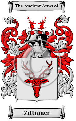 Zittrauer Family Crest Download (JPG) Heritage Series - 300 DPI