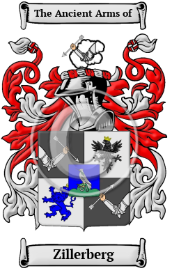Zillerberg Family Crest Download (JPG) Heritage Series - 600 DPI