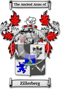 Zillerberg Family Crest Download (jpg) Legacy Series - 150 DPI