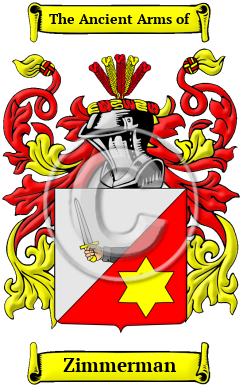 Zimmerman Family Crest Download (JPG) Heritage Series - 600 DPI
