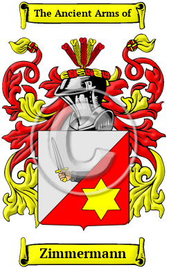 Zimmermann Family Crest Download (JPG) Heritage Series - 600 DPI