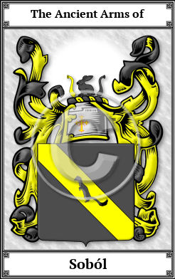 Soból Family Crest Download (JPG)  Book Plated - 150 DPI