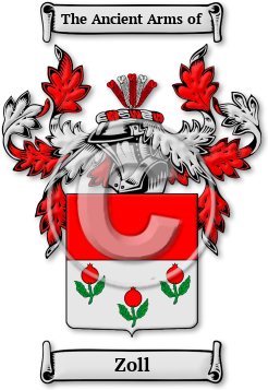 Zoll Family Crest Download (jpg) Legacy Series - 150 DPI