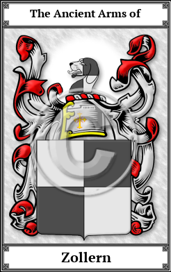 Zollern Family Crest Download (JPG)  Book Plated - 150 DPI