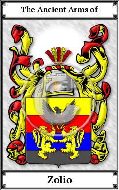 Zolio Family Crest Download (JPG)  Book Plated - 150 DPI