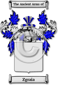 Zgraia Family Crest Download (jpg) Legacy Series - 150 DPI