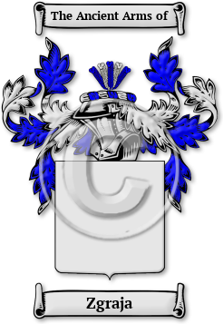 Zgraja Family Crest Download (jpg) Legacy Series - 150 DPI