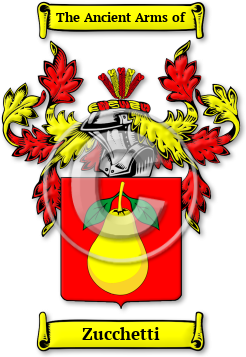 Zucchetti Family Crest Download (jpg) Legacy Series - 150 DPI
