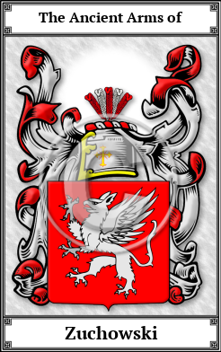 Zuchowski Family Crest Download (JPG)  Book Plated - 150 DPI