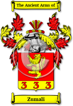 Zumali Family Crest Download (jpg) Legacy Series - 150 DPI
