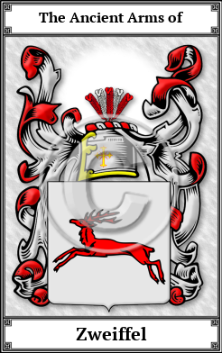 Zweiffel Family Crest Download (JPG) Book Plated - 600 DPI