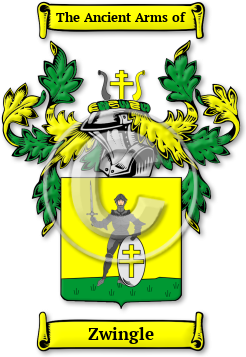 Zwingle Family Crest Download (jpg) Legacy Series - 150 DPI
