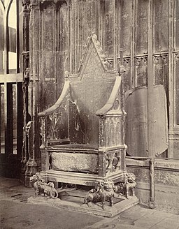 Coronation Chair with Stone of Scone, Westminster Abbey
