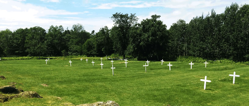 Gross Isle Mass burial site