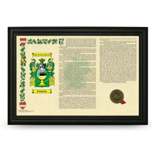 Schmieder Armorial Landscape Framed - Black