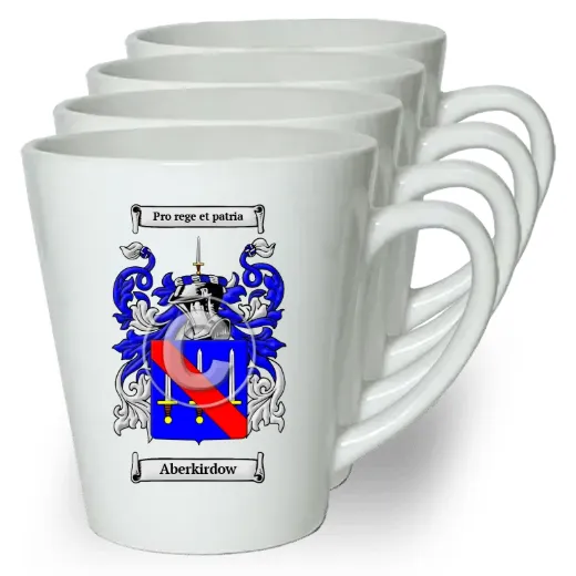 Aberkirdow Set of 4 Latte Mugs