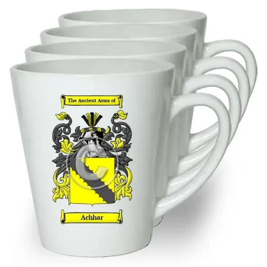 Achhar Set of 4 Latte Mugs