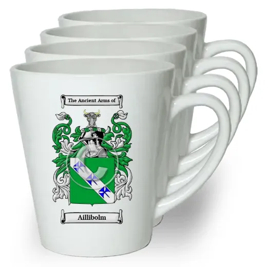 Aillibolm Set of 4 Latte Mugs
