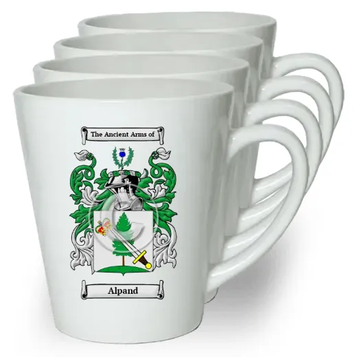 Alpand Set of 4 Latte Mugs