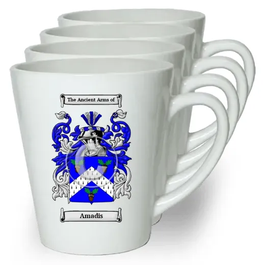 Amadis Set of 4 Latte Mugs