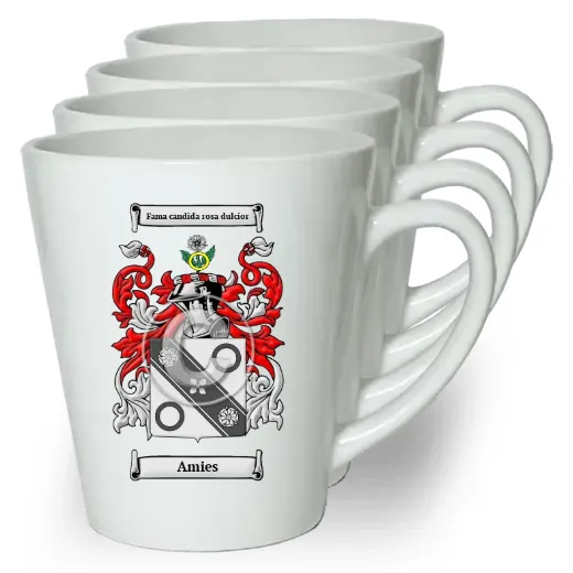 Amies Set of 4 Latte Mugs