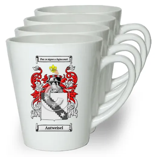 Antweisel Set of 4 Latte Mugs