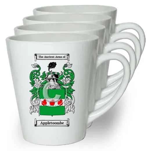 Appletoombe Set of 4 Latte Mugs